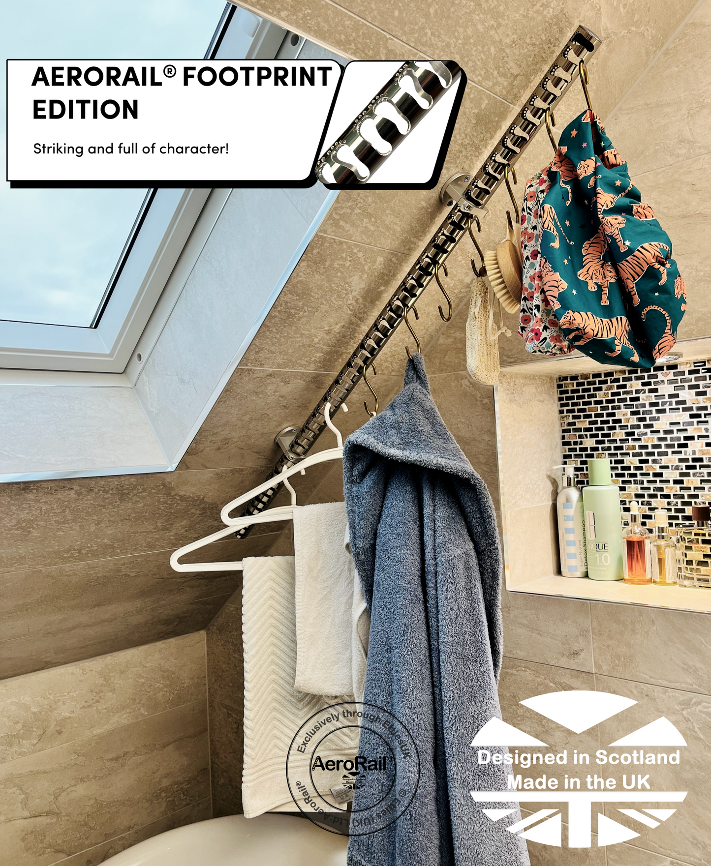 AeroRail®: Footprint Edition, 1 metre length.
